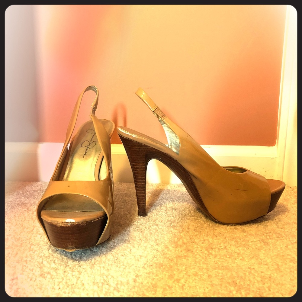 Jessica Simpson platform heels